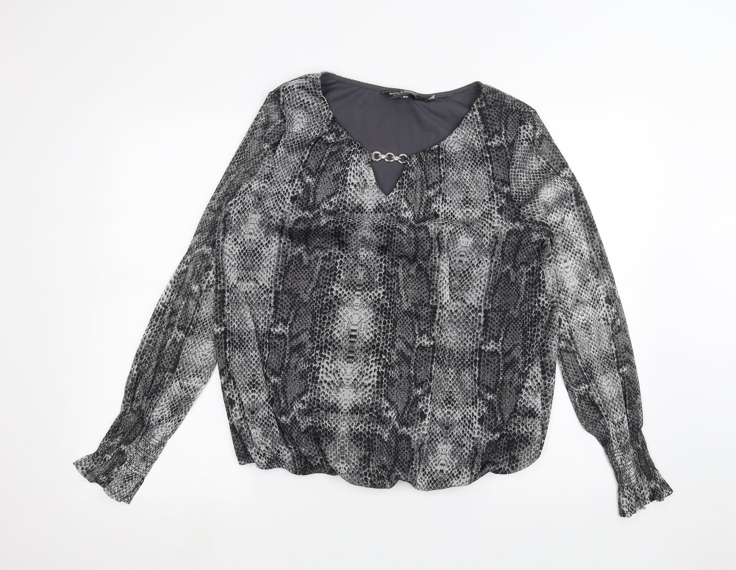 Dorothy Perkins Womens Grey   Basic T-Shirt Size 16