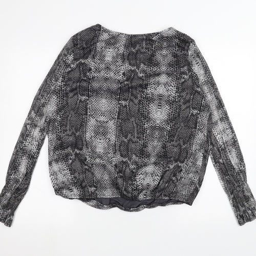 Dorothy Perkins Womens Grey   Basic T-Shirt Size 16
