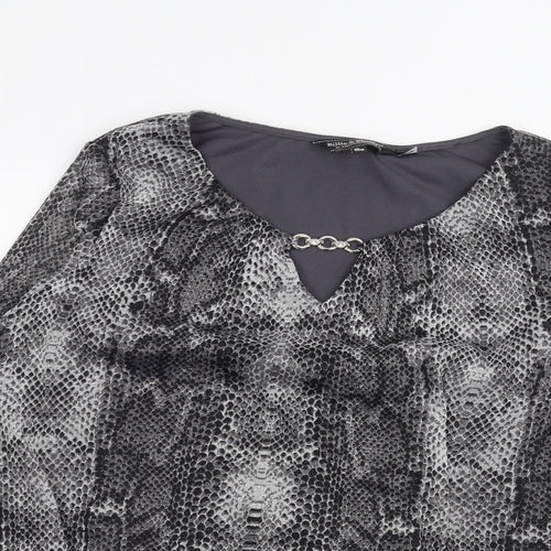 Dorothy Perkins Womens Grey   Basic T-Shirt Size 16