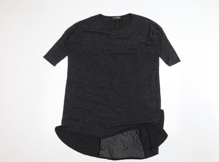 QED London Womens Black   Basic T-Shirt Size M