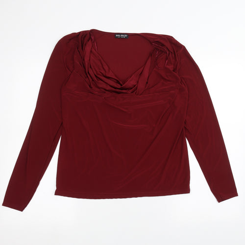 Select Womens Red   Basic T-Shirt Size 14