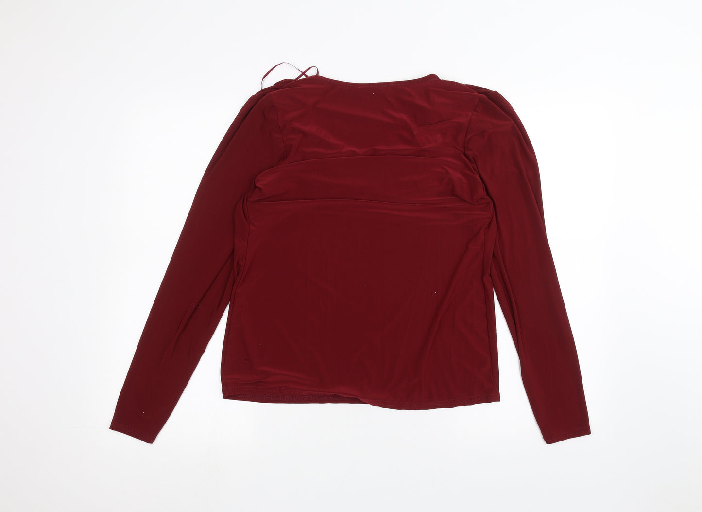Select Womens Red   Basic T-Shirt Size 14
