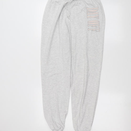 New Look Womens White   Sweatpants Trousers Size 8 L25 in