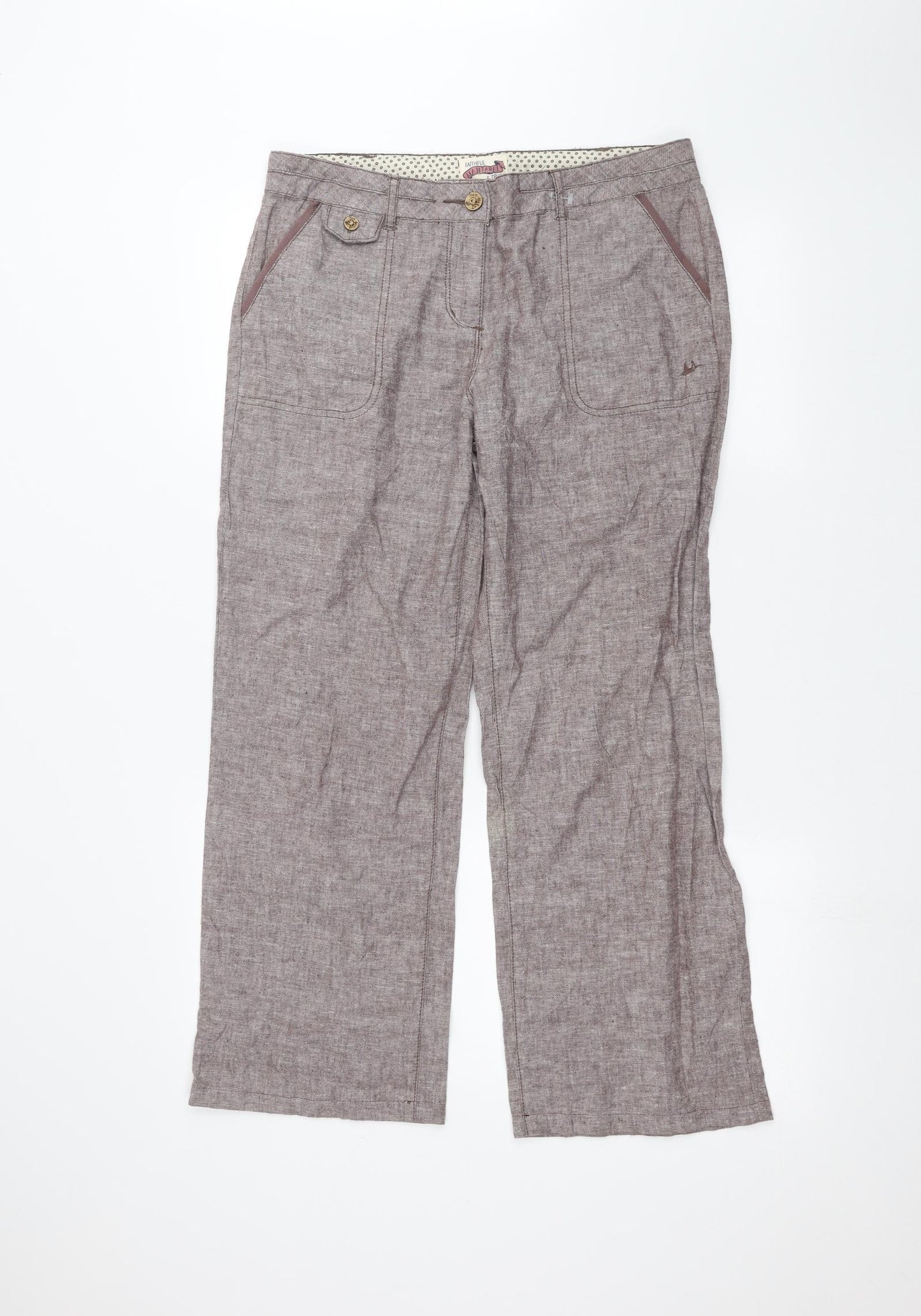 MANTARAY PRODUCTS Womens Beige   Trousers  Size 12 L25 in