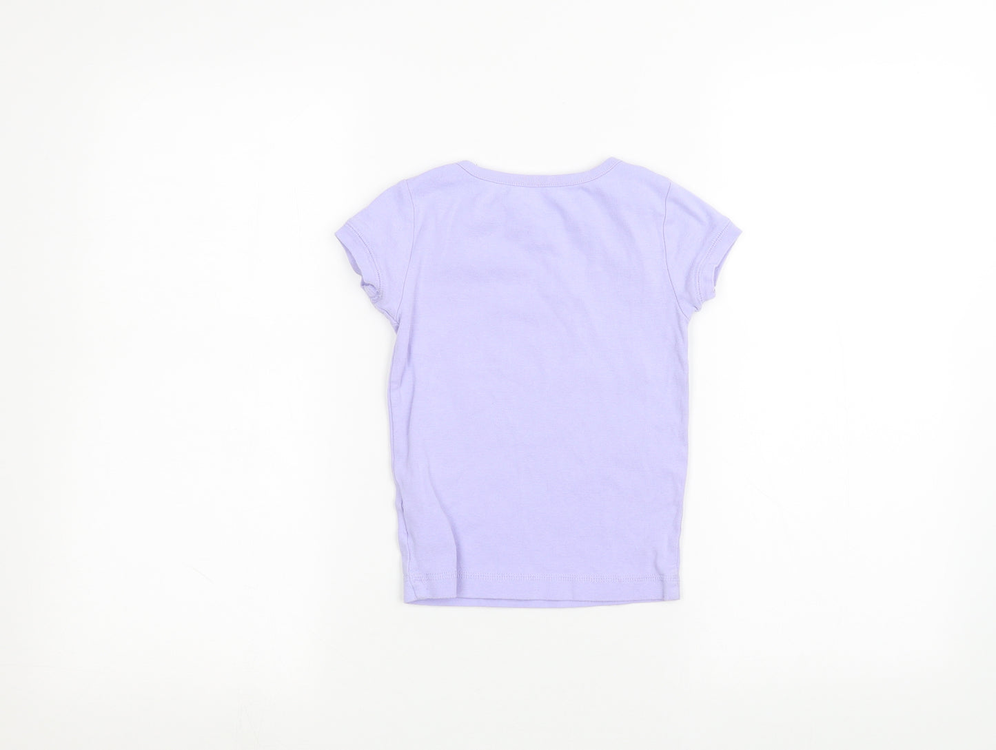 Gap Girls Purple   Basic T-Shirt Size 6 Years