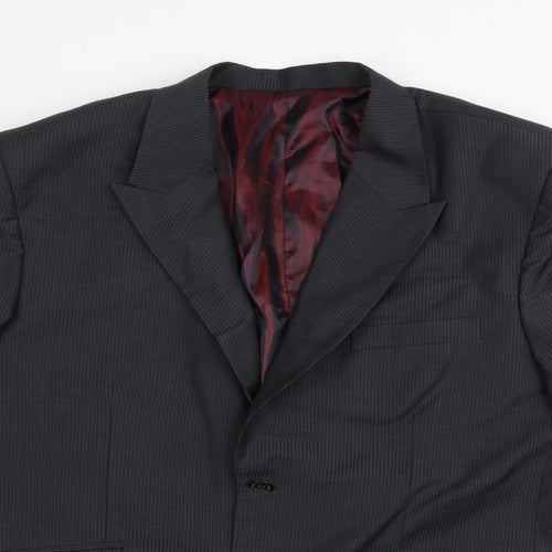 Preworn Mens Black   Jacket Suit Jacket Size 40