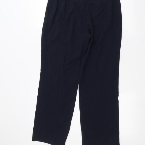 Marks and Spencer Womens Blue   Trousers  Size 12 L25 in