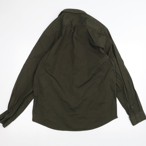 Primark Mens Green    Dress Shirt Size L