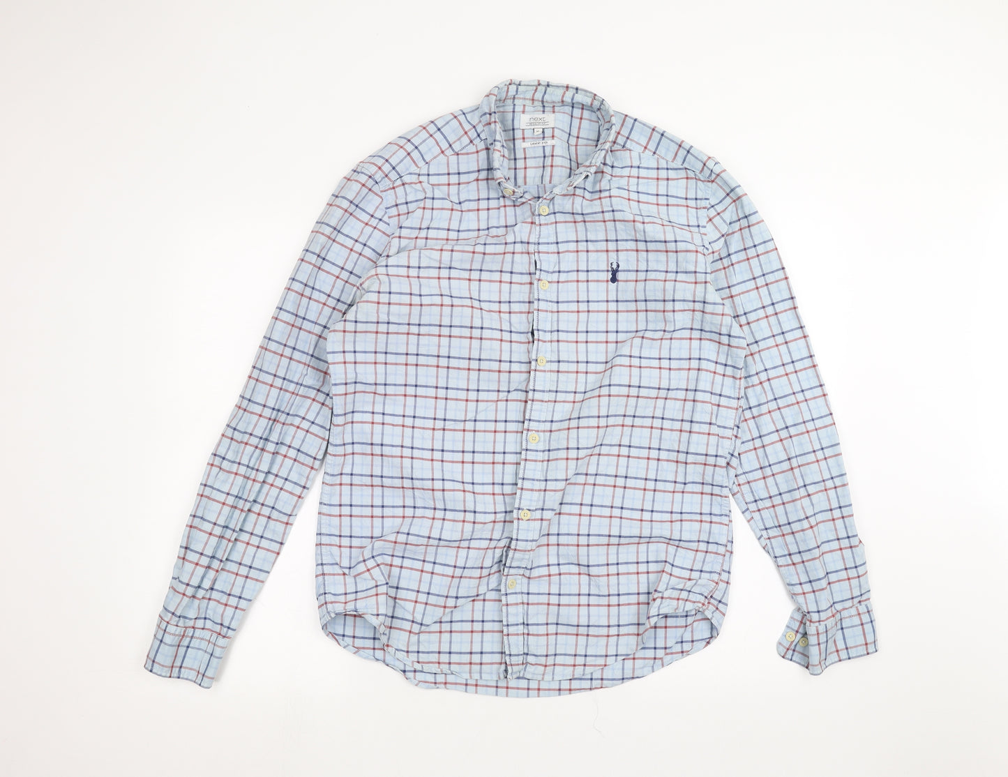 NEXT Mens Blue    Dress Shirt Size M