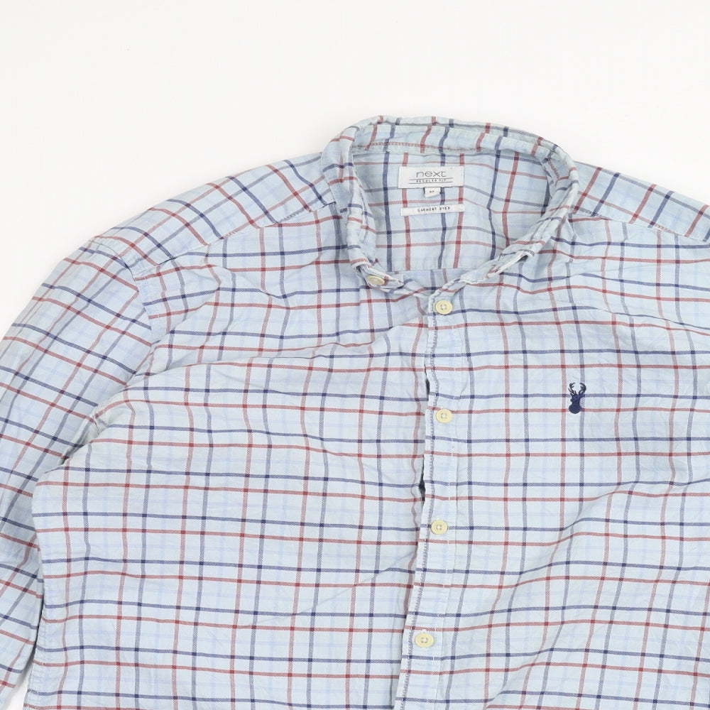 NEXT Mens Blue    Dress Shirt Size M