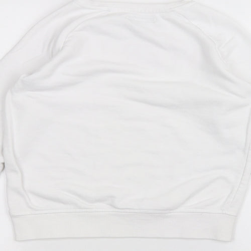 Primark Girls White   Pullover Jumper Size 11-12 Years