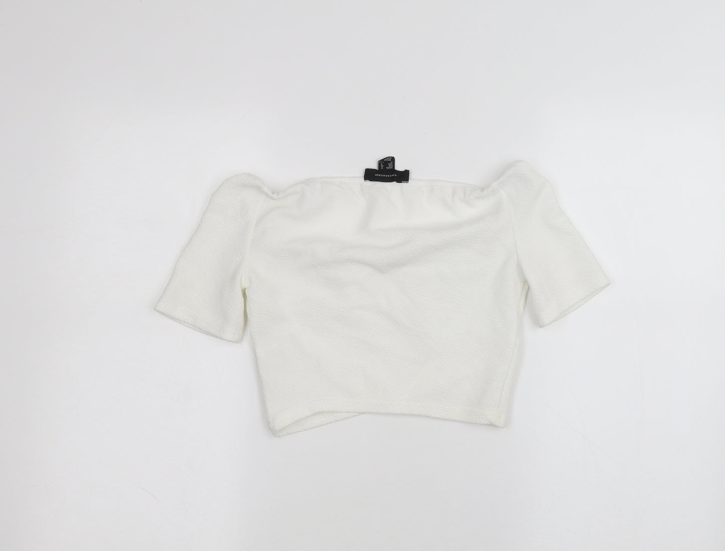 Atmosphere Womens White   Basic T-Shirt Size 12