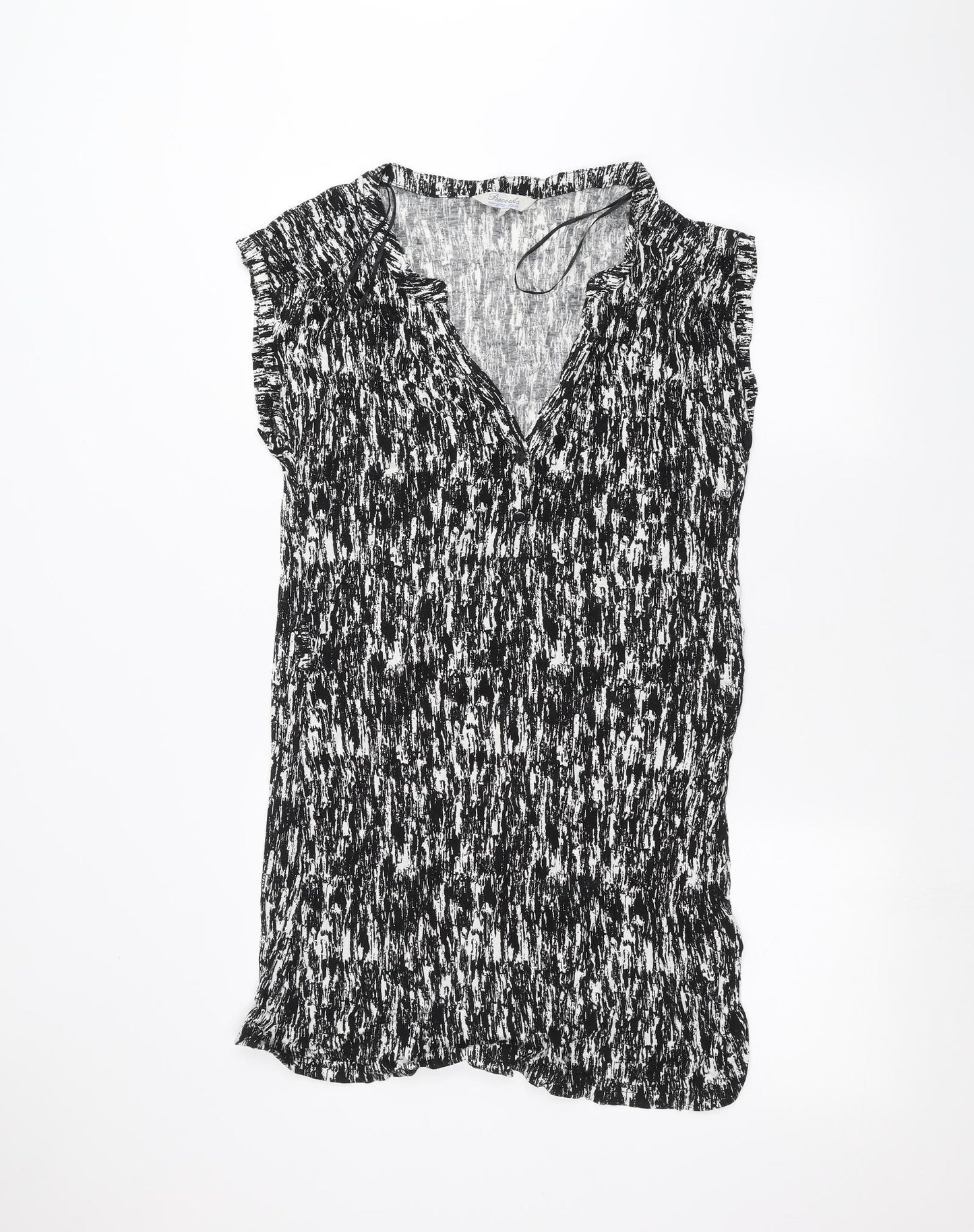 Peacocks Womens Black   Basic T-Shirt Size 16