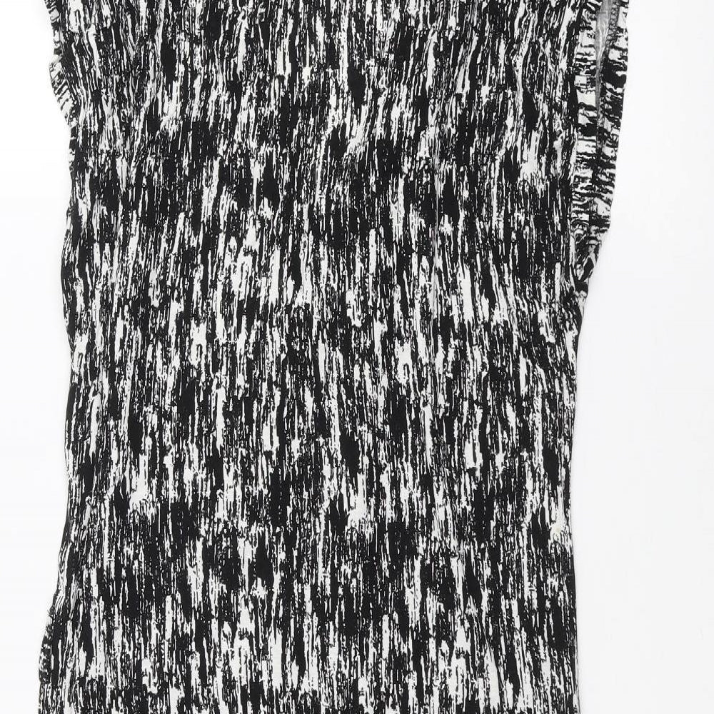 Peacocks Womens Black   Basic T-Shirt Size 16