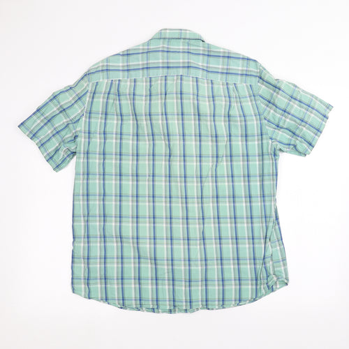 Marks and Spencer Mens Green    Dress Shirt Size M