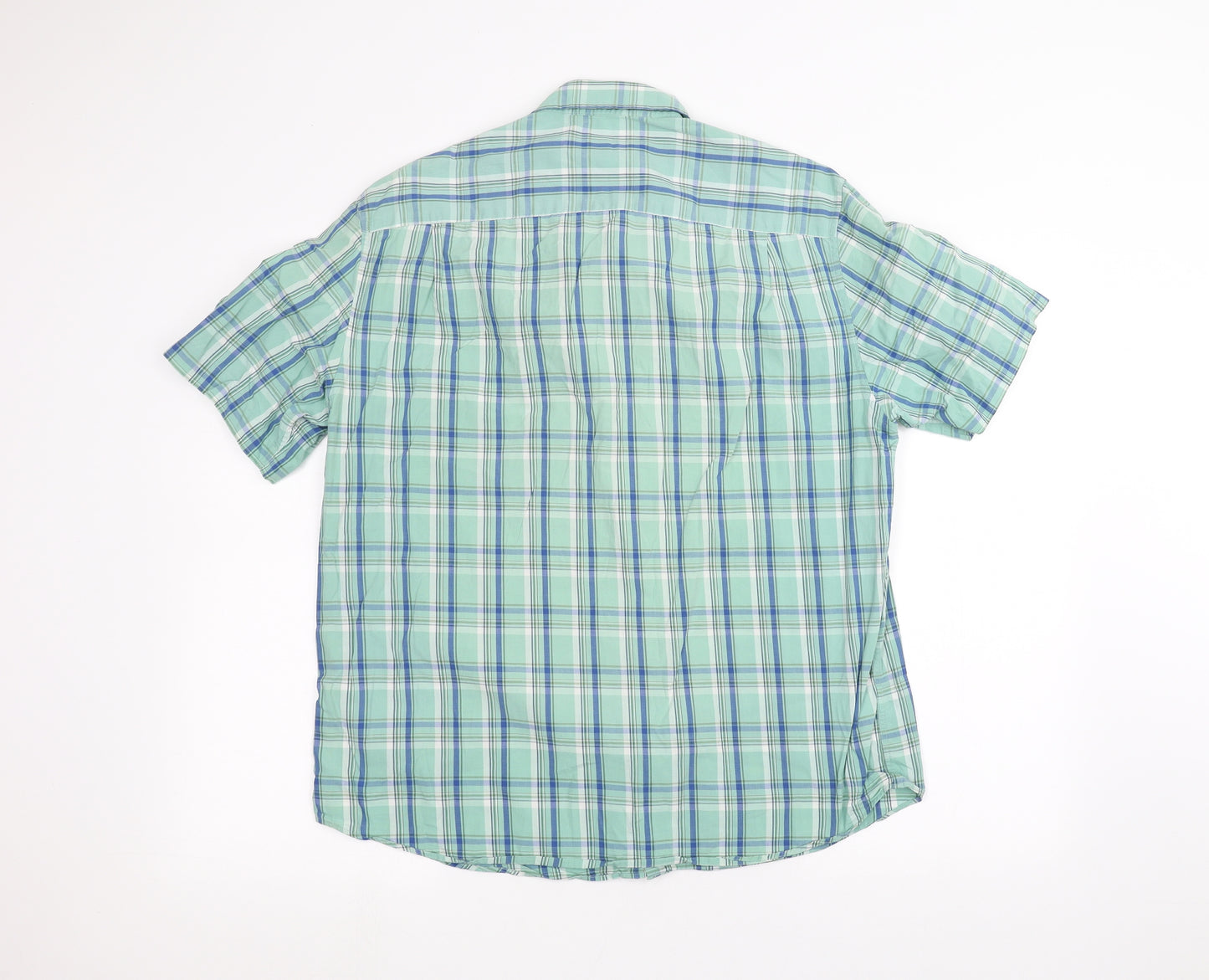 Marks and Spencer Mens Green    Dress Shirt Size M