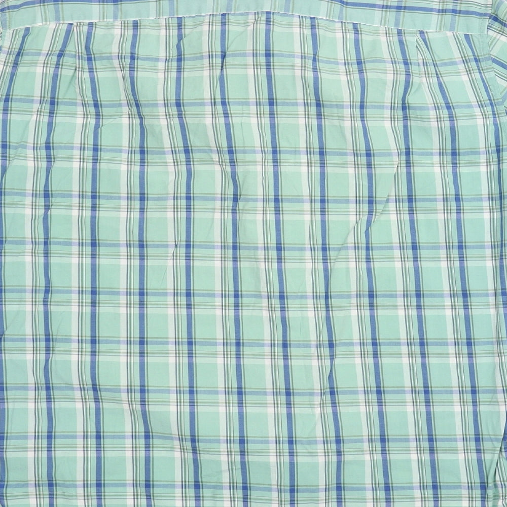 Marks and Spencer Mens Green    Dress Shirt Size M