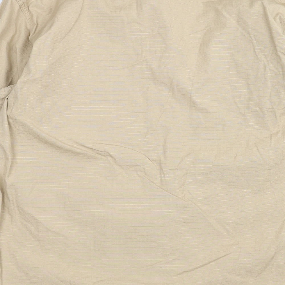 Mil-Tec Mens Beige    Dress Shirt Size L