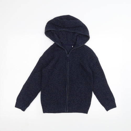 Mini Club Boys Blue   Full Zip Hoodie Size 5-6 Years
