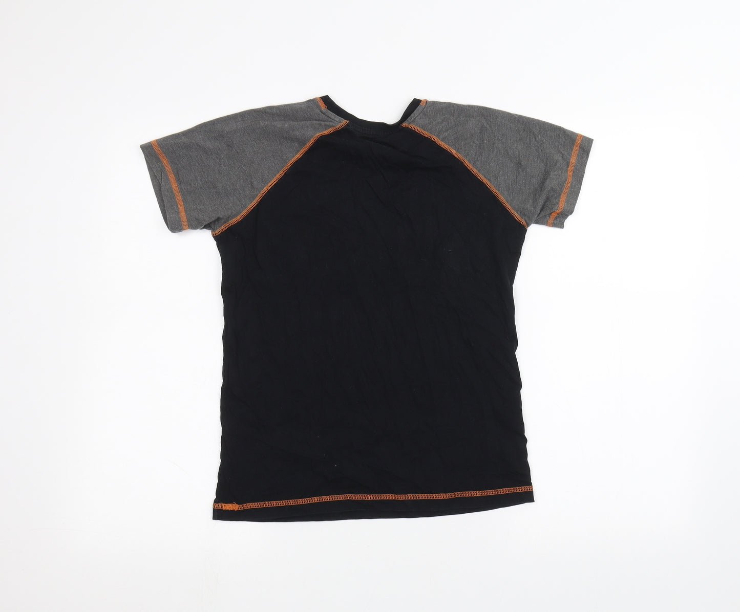 Matalan Boys Black   Basic T-Shirt Size 11 Years