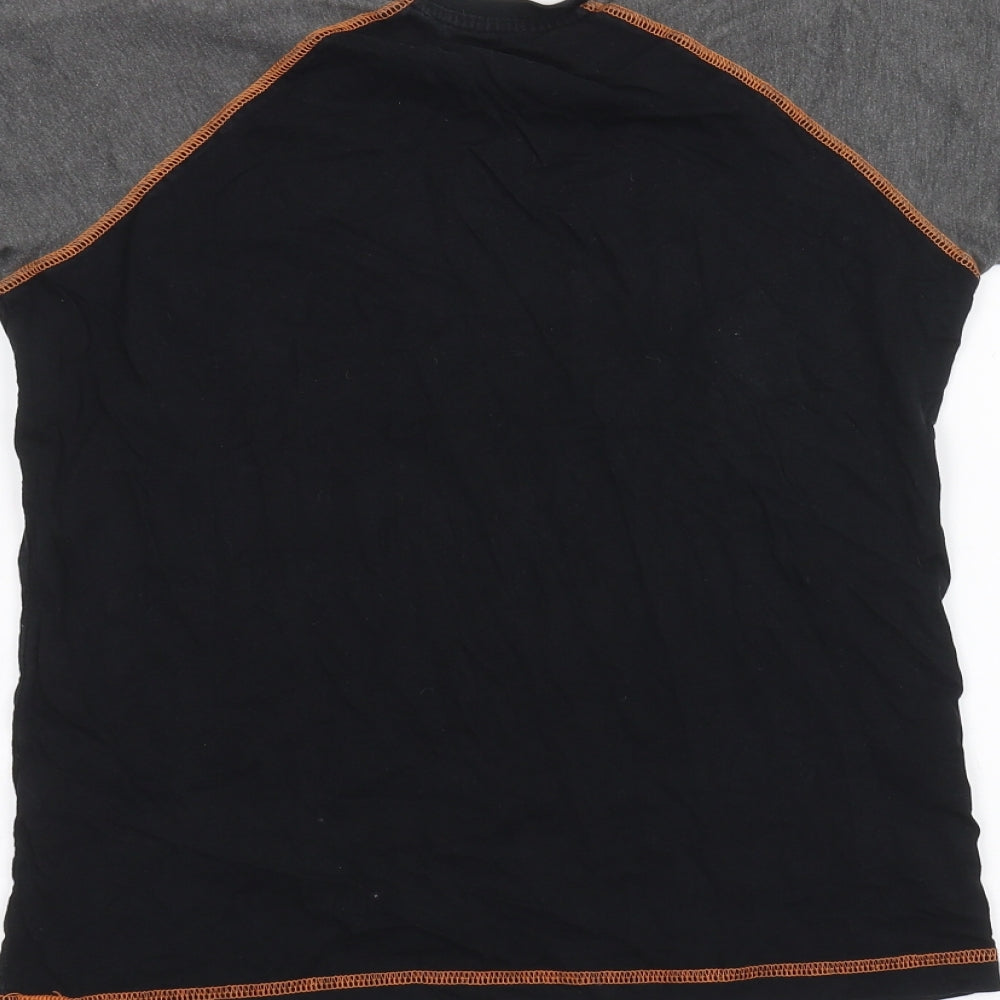 Matalan Boys Black   Basic T-Shirt Size 11 Years