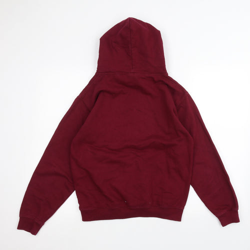 Just hoods Womens Red   Pullover Hoodie Size S