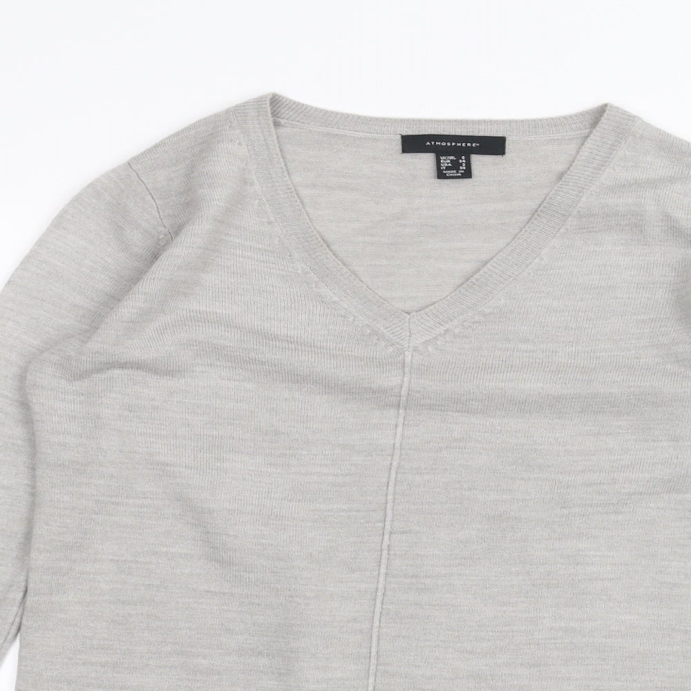 Atmosphere Womens Grey   Basic T-Shirt Size 6