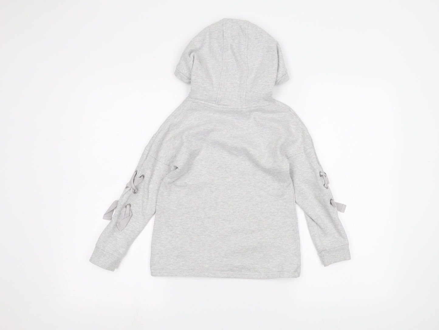 NEXT Girls Grey   Pullover Hoodie Size 6 Years