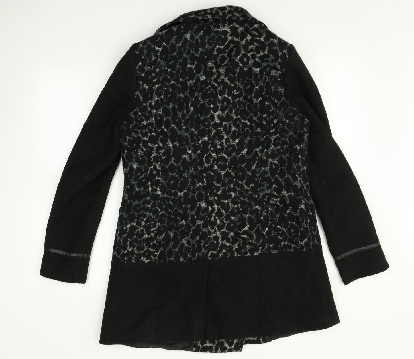 F&F Womens Multicoloured Animal Print  Overcoat Coat Size 12