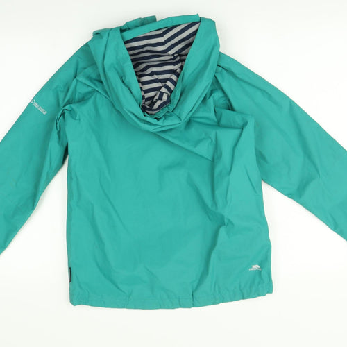 Trespass Girls Blue   Rain Coat Coat Size 11-12 Years