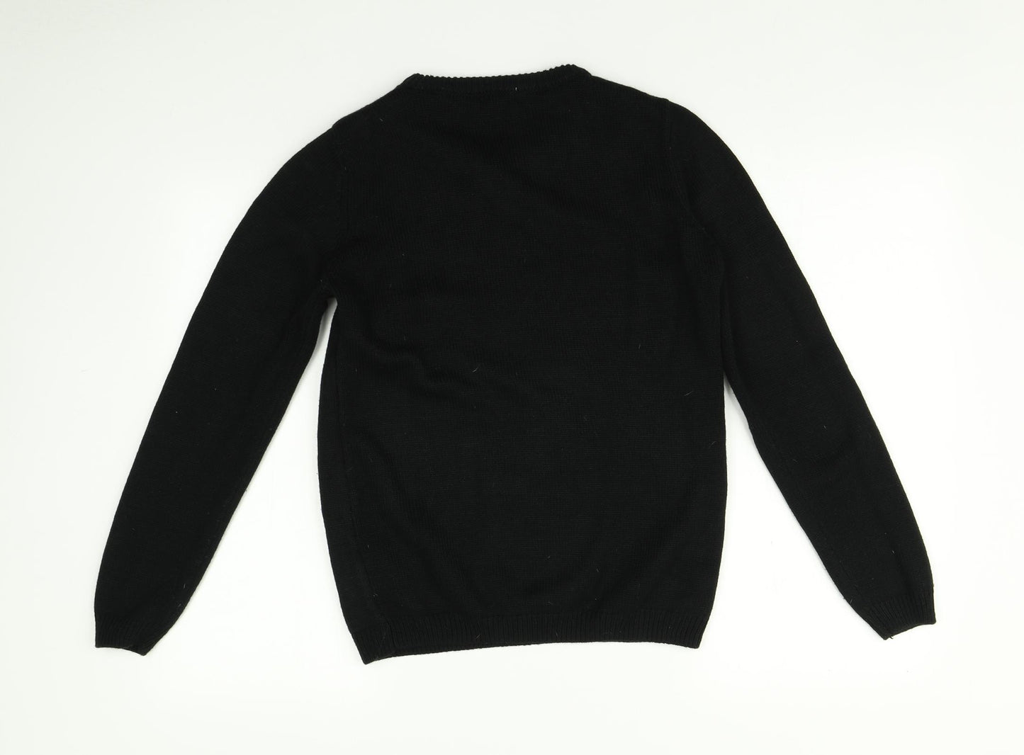 NEXT Girls Black   Pullover Jumper Size 14 Years  - Christmas jumper