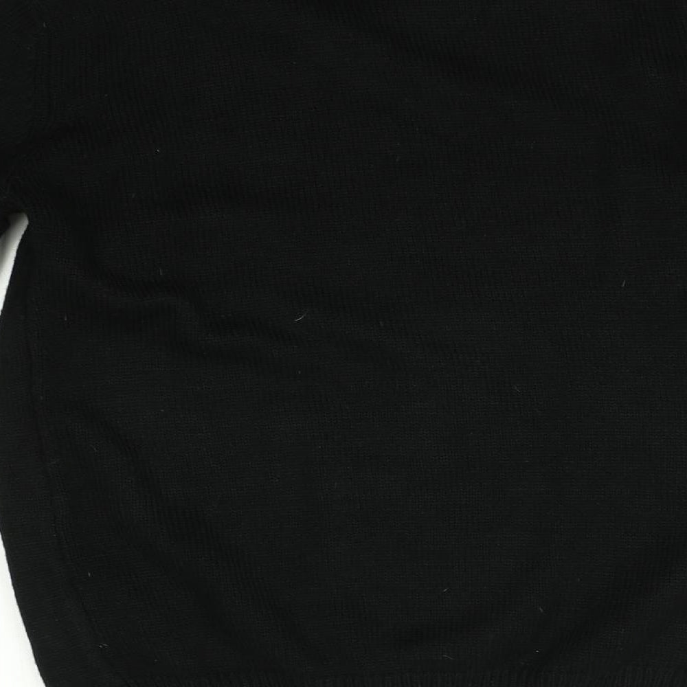 NEXT Girls Black   Pullover Jumper Size 14 Years  - Christmas jumper