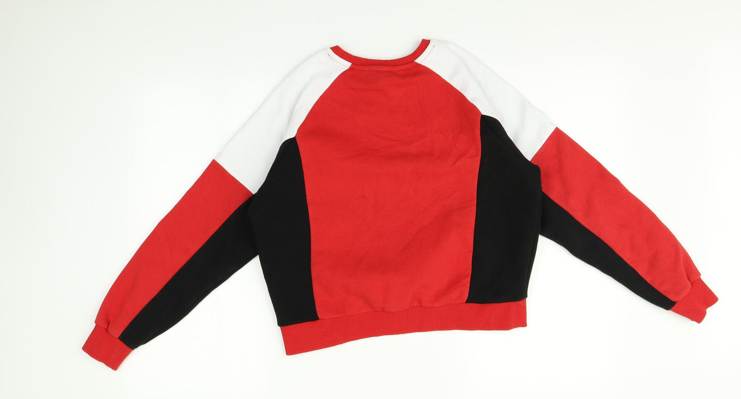 New Look Girls Multicoloured Geometric  Pullover Jumper Size 12-13 Years  - Mon Cheri