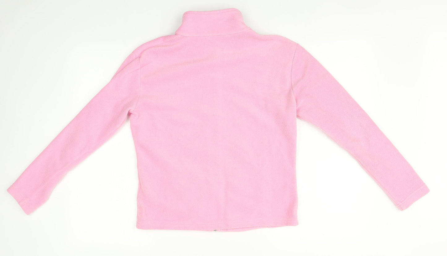 Marks and Spencer Womens Pink   Full Zip Hoodie Size 10