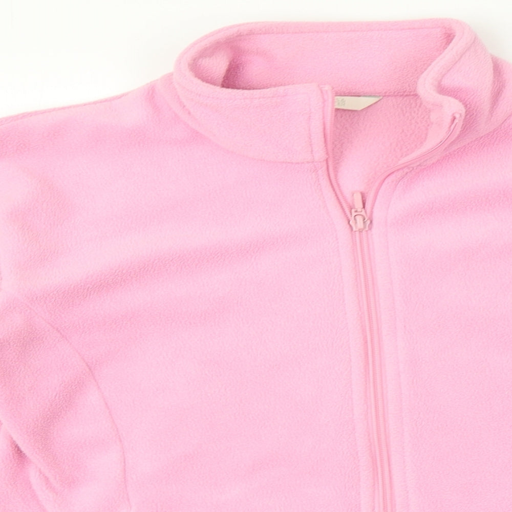 Marks and Spencer Womens Pink   Full Zip Hoodie Size 10