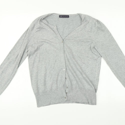 Marks and Spencer Womens Grey   Cardigan Jumper Size 12
