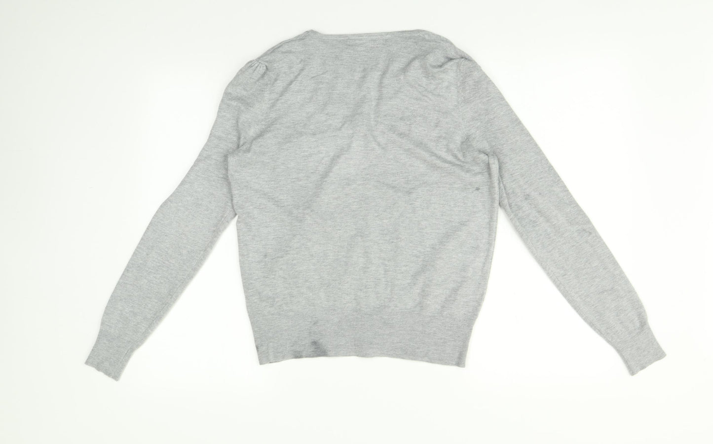 Marks and Spencer Womens Grey   Cardigan Jumper Size 12
