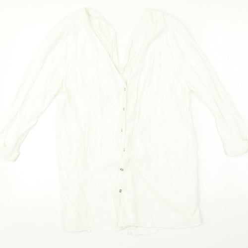 River Island Womens White    Button-Up Size 10