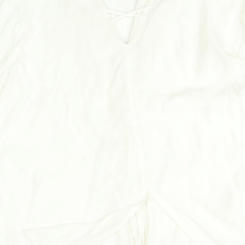 River Island Womens White    Button-Up Size 10