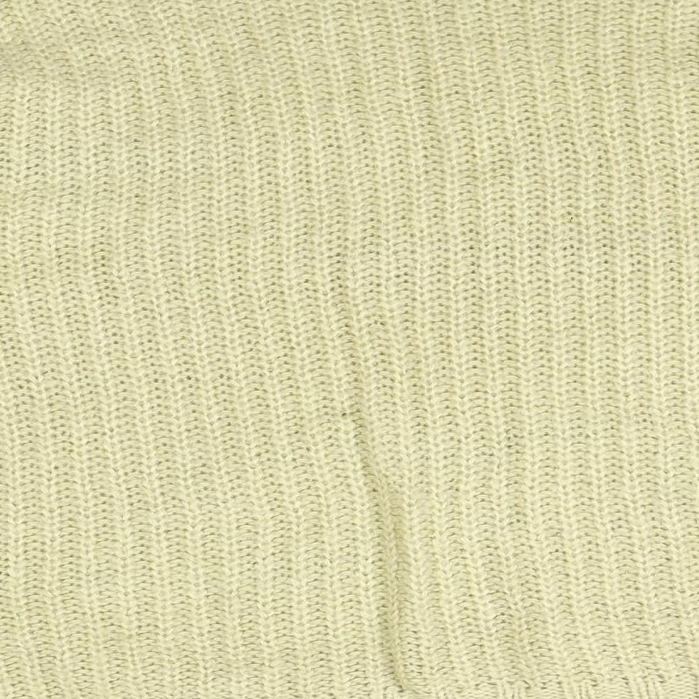 Miss Selfridge Womens Beige Striped  Pullover Jumper Size 14