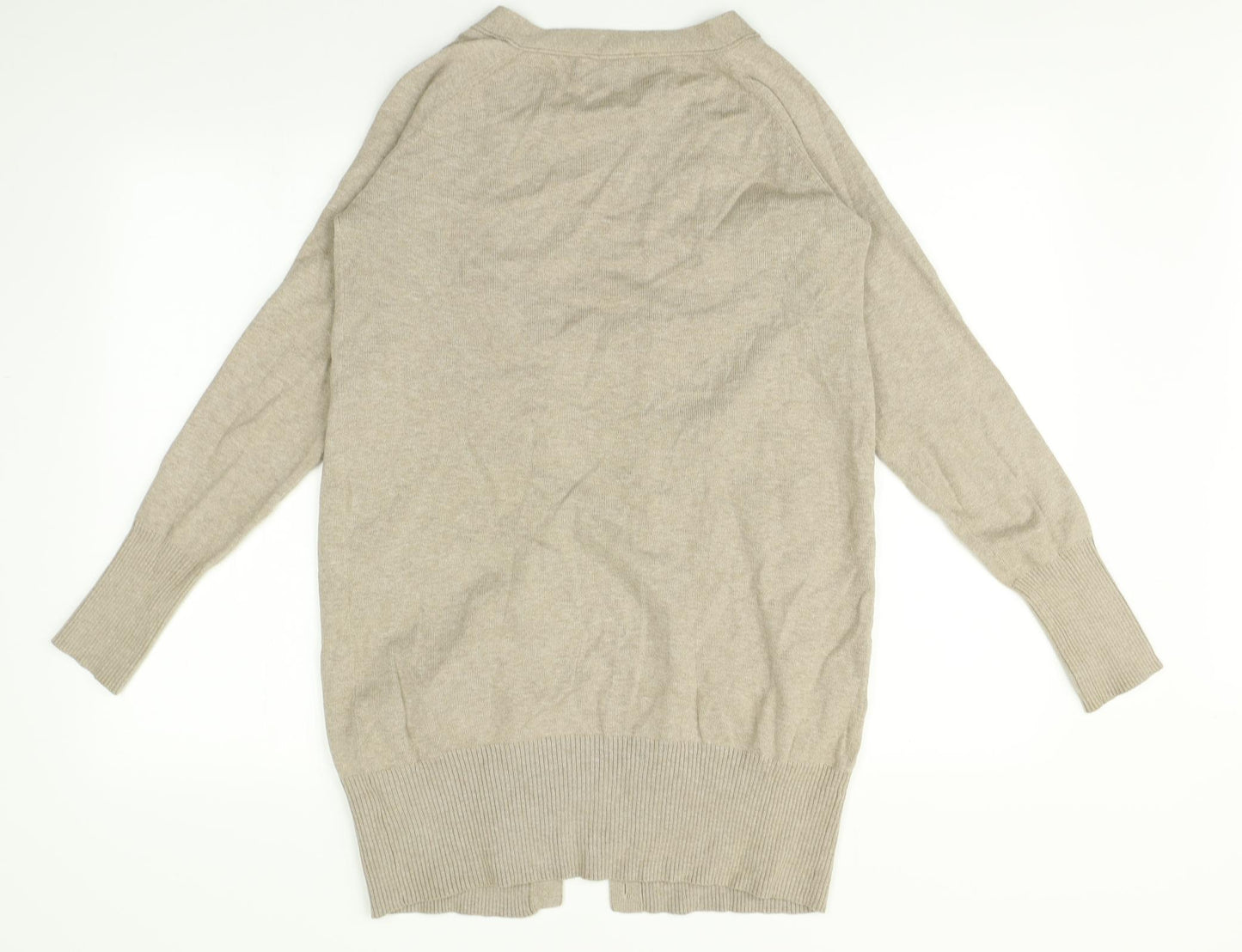 Zara Womens Beige   Cardigan Jumper Size L