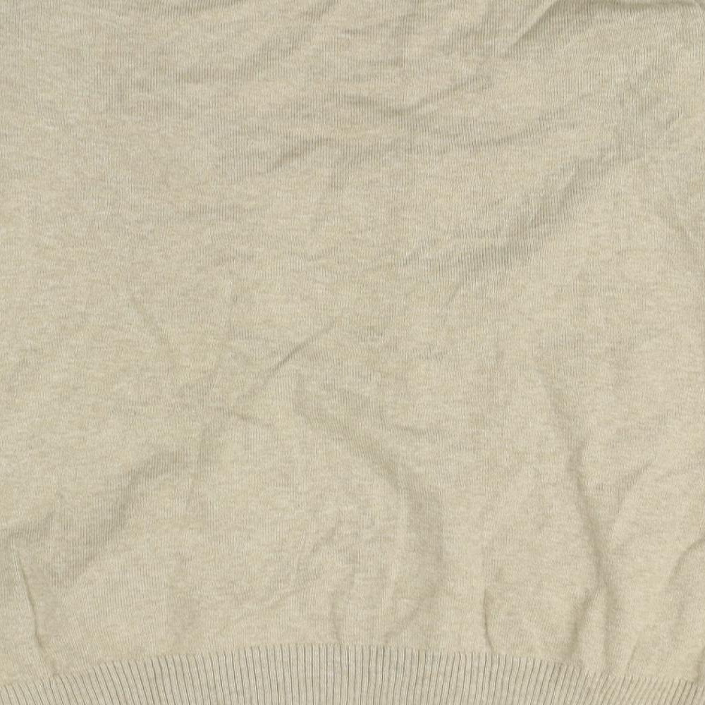 Zara Womens Beige   Cardigan Jumper Size L