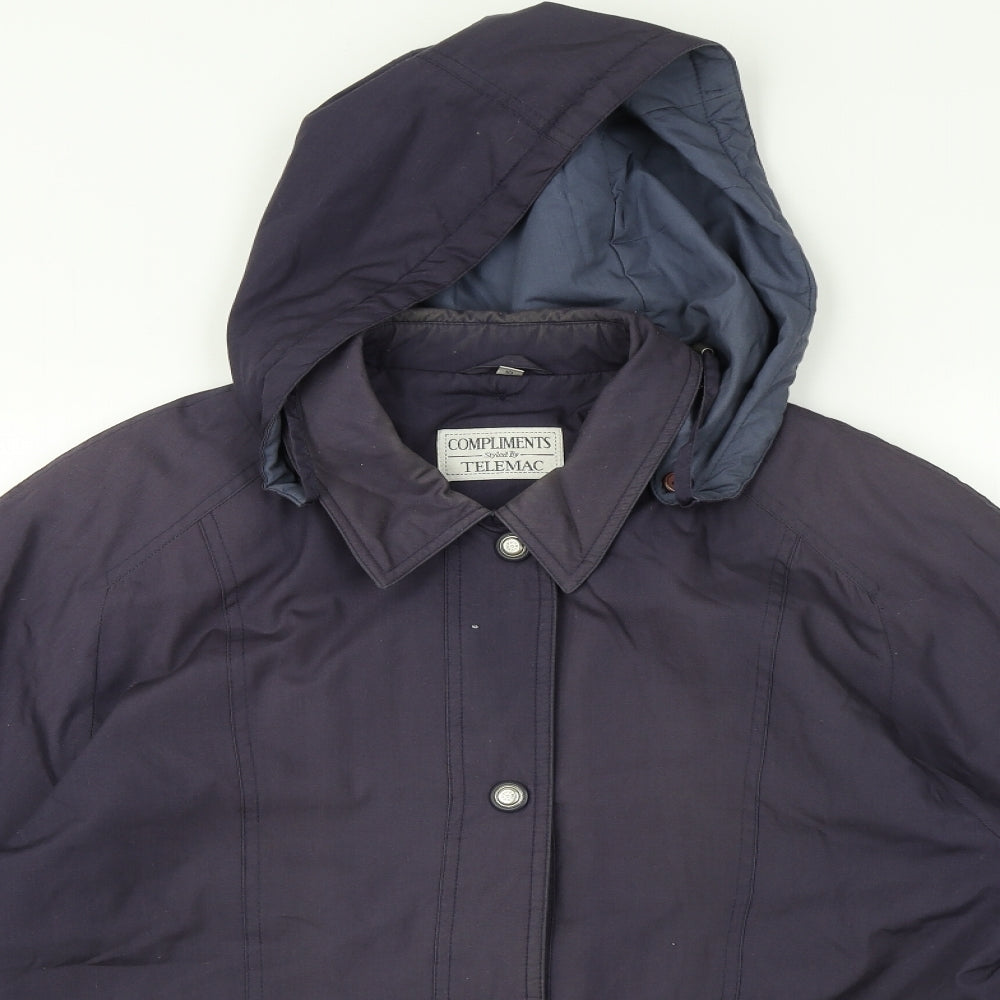 Telemac Womens Purple    Coat Size 10