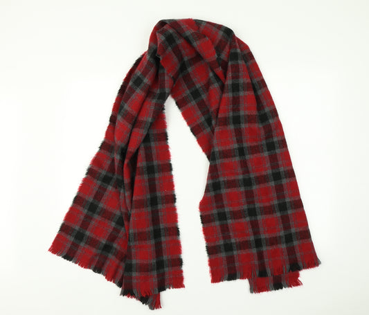 Front view of Primark women’s multicoloured check scarf