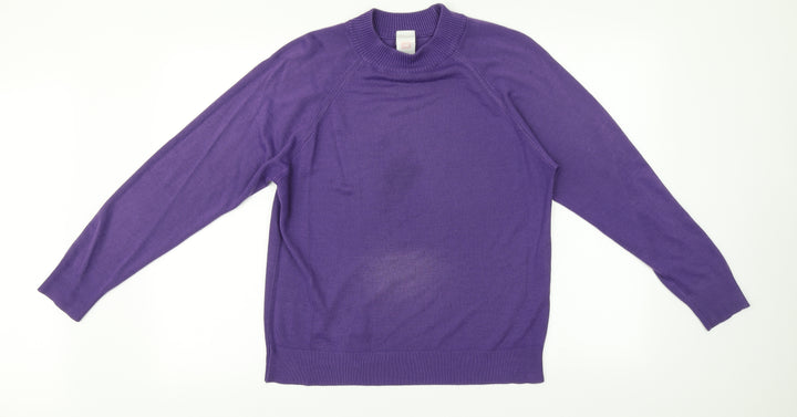 St michael Womens Purple Pullover Jumper Size 14