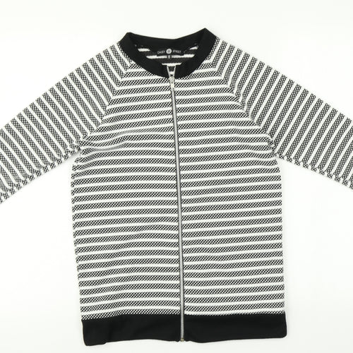 Daisy Street Womens Multicoloured Striped   Hoodie Size 6
