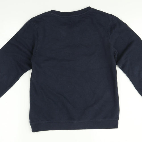 H&M Girls Blue   Pullover Sweatshirt Size 9-10 Years  - Olaf