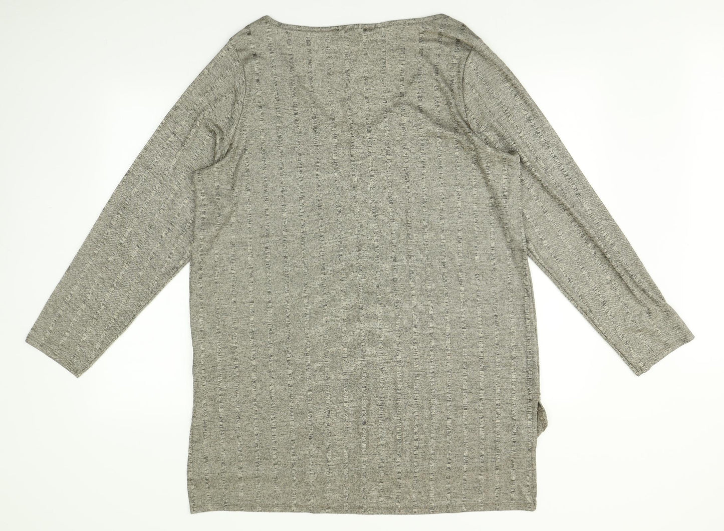 George Womens Beige   Basic T-Shirt Size 20