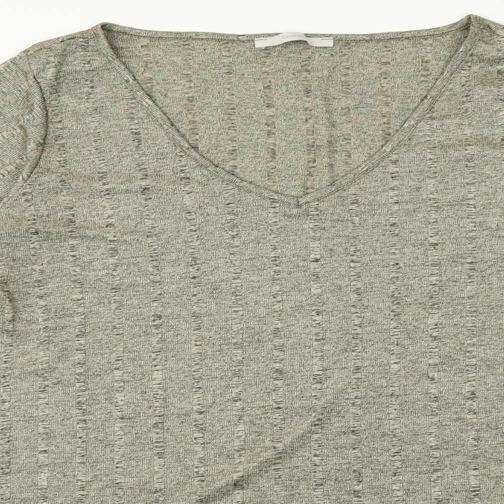 George Womens Beige   Basic T-Shirt Size 20