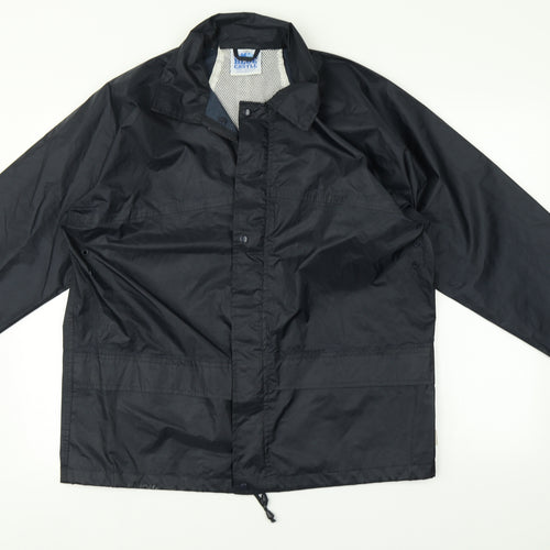 Blue Castle Mens Blue   Rain Coat Coat Size S